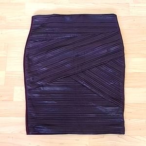 Rinascimento Purpule Mini Skirt Size S Made in Italy